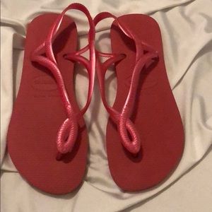 Havaianas Shoes - Havaianas Pink With Ankle Stars Size 6 Havaianas Shoes - Havaianas Pink With Ankle Stars Size 6